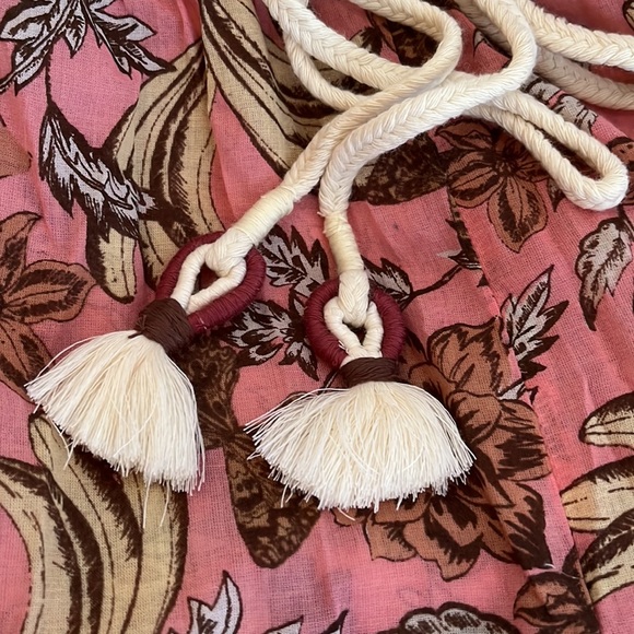 Free People Watching Waves Sleeveless Plunging V-Neck Woven Romper Brand New NWT - Picture 9 of 10